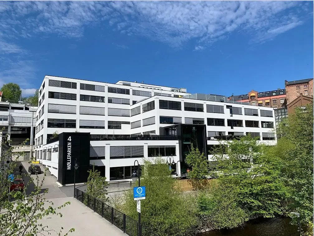 Rentelligent's headquarters at Mølleparken 4 in Oslo